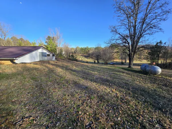 a view of city street with mountain view