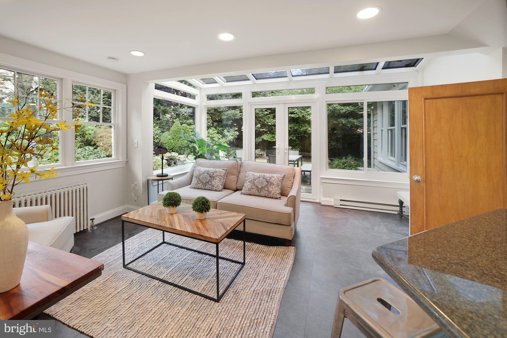 6820 Meadow Lane Chevy Chase, MD 20815 - Photo 12 of 54 Spectacular Sunroom to relax and entertain.
