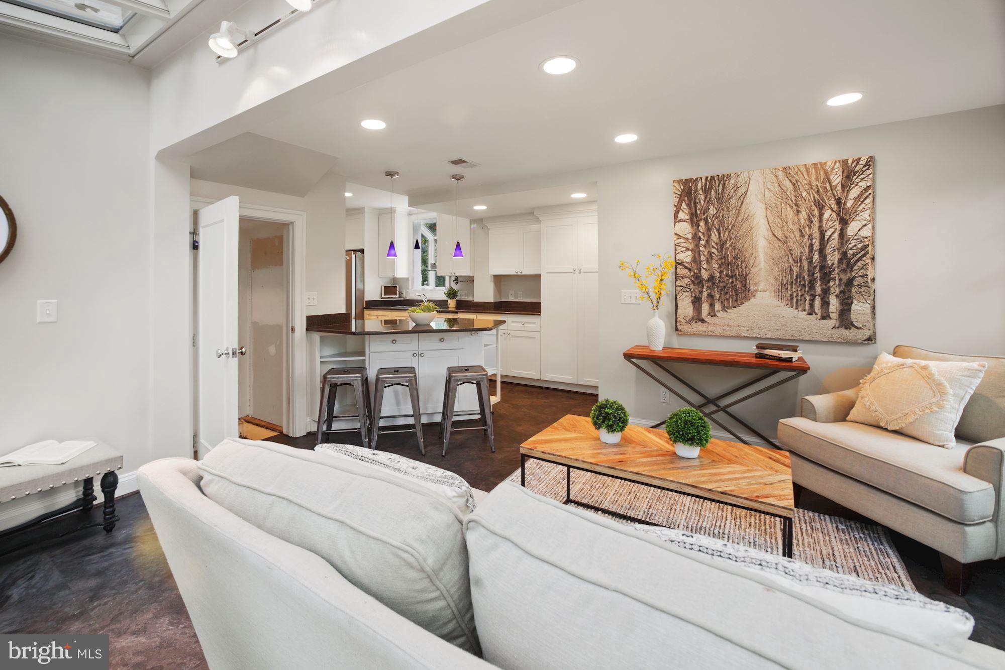 6820 Meadow Lane Chevy Chase, MD 20815 - Photo 15 of 54 Sunroom opens to kitchen