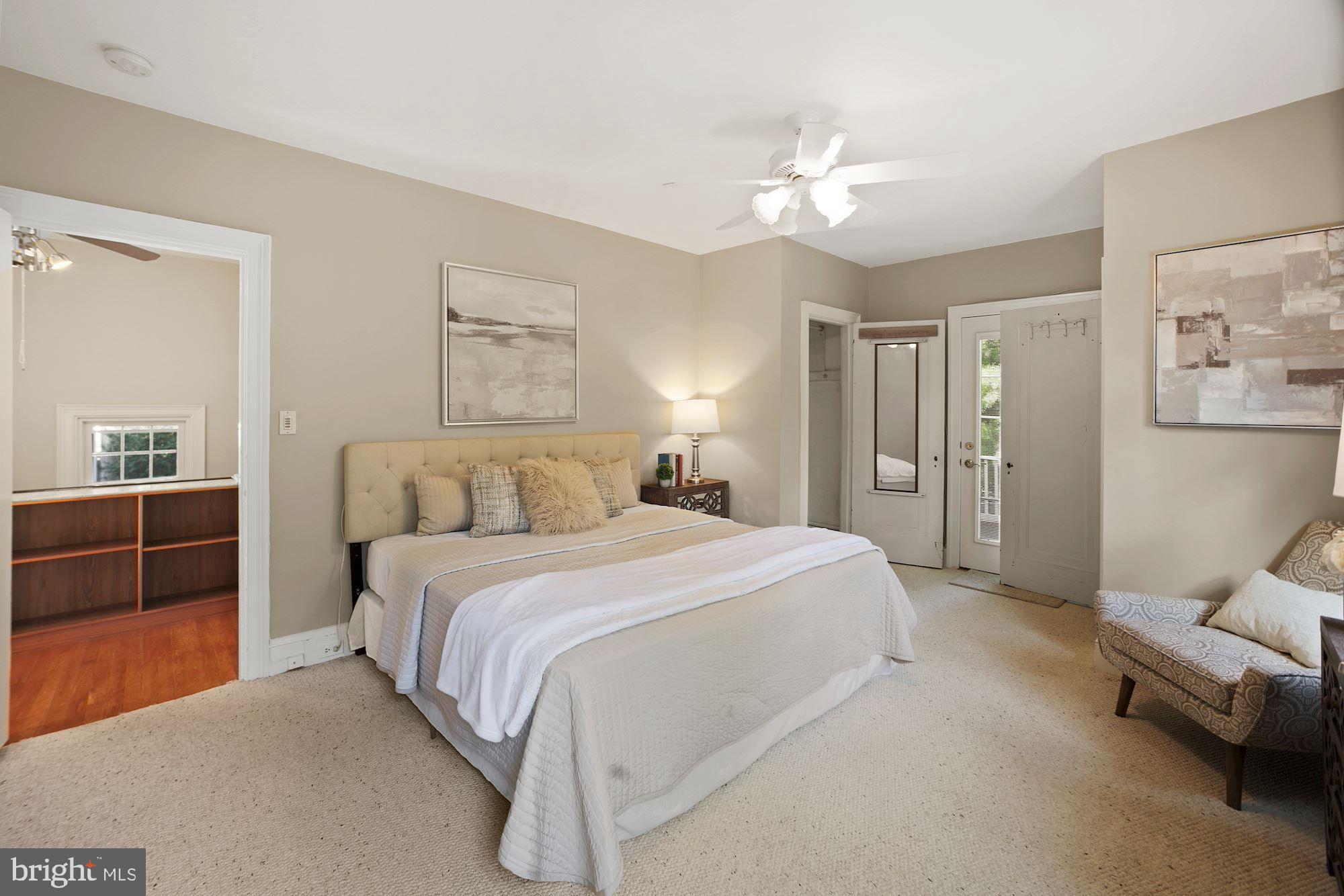 6820 Meadow Lane Chevy Chase, MD 20815 - Photo 20 of 54 Primary bedroom adjoins balcony