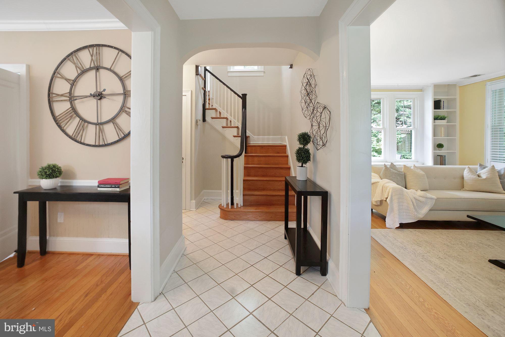 6820 Meadow Lane Chevy Chase, MD 20815 - Photo 2 of 54 Gracious entry foyer