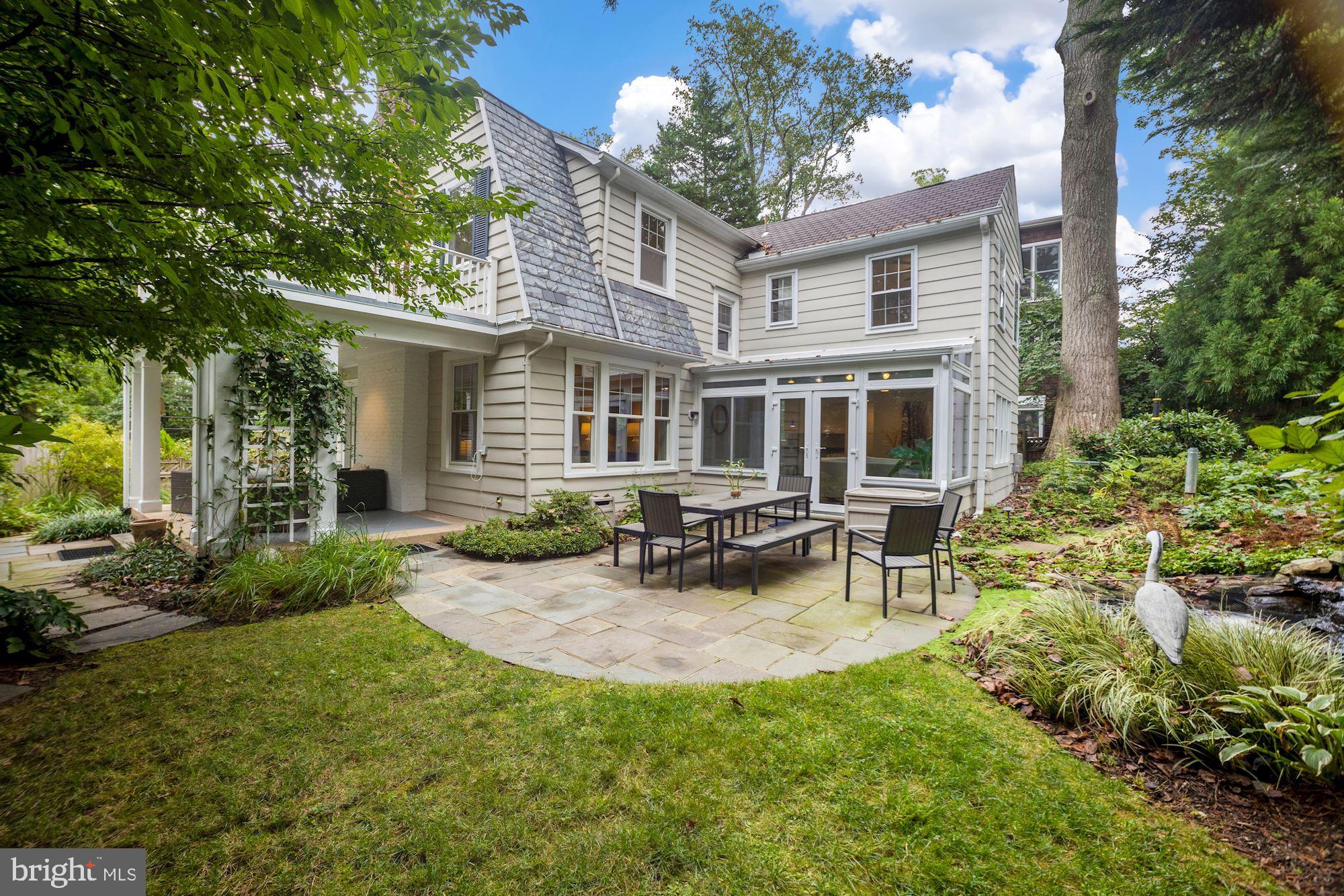 6820 Meadow Lane Chevy Chase, MD 20815 - Photo 43 of 54 Deep yard with numerous planting areas