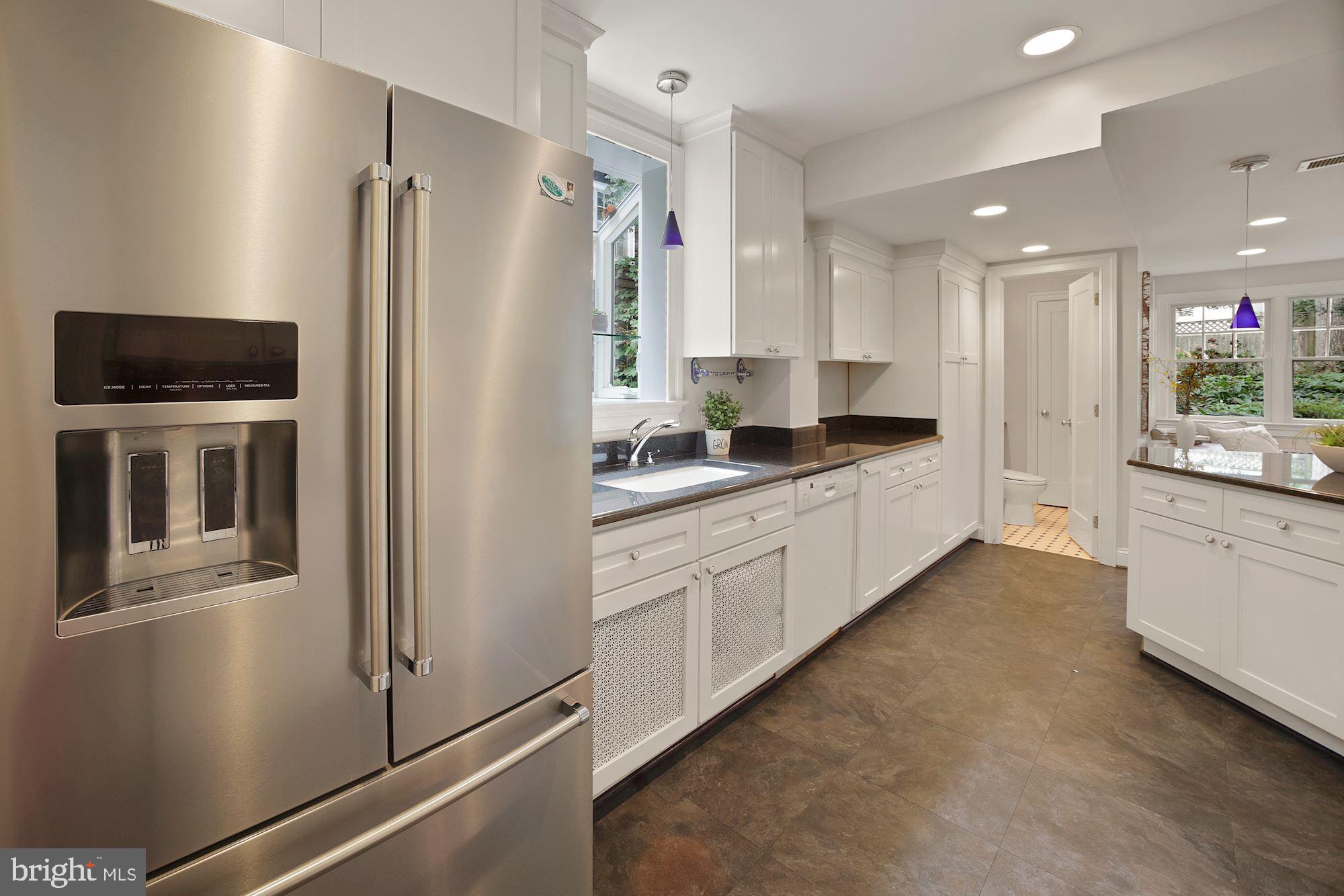 6820 Meadow Lane Chevy Chase, MD 20815 - Photo 9 of 54 Updated, stylish kitchen with window garden