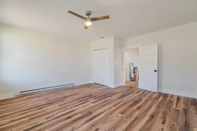 wooden floor in an empty room