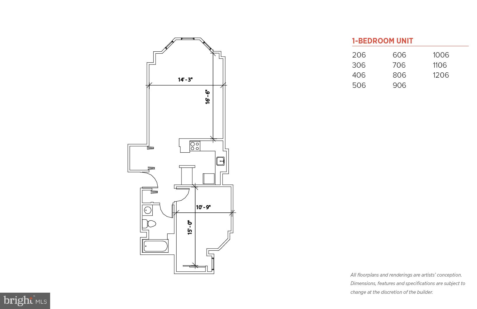 1218 Walnut Street, Unit 305 Philadelphia, PA 19107 - Photo 9 of 17 a picture of a floor plan