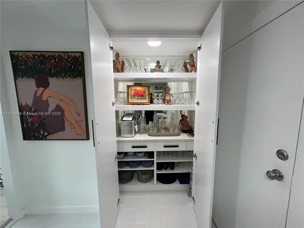 a view of closet
