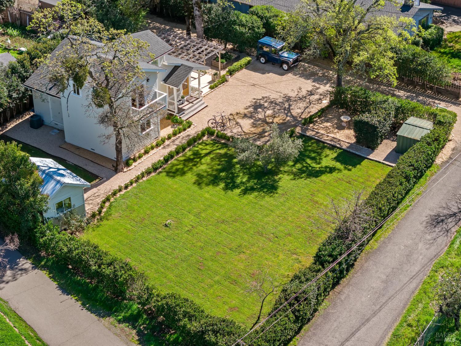 110 Viola Way Angwin, CA 94508 - Photo 31 of 31 a view of a garden with an outdoor space