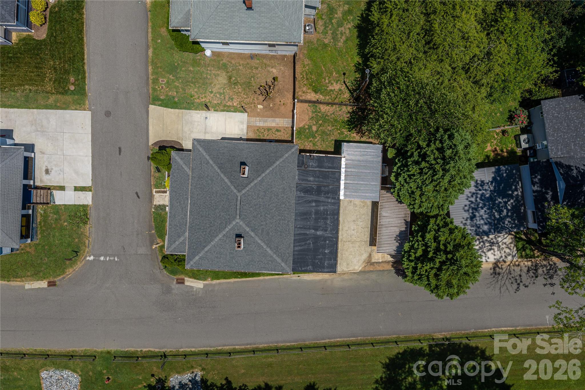 58 Fourth Street Cramerton, NC 28032 - Photo 12 of 44 an aerial view of a house