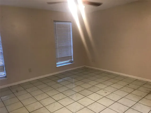 a view of empty room and window