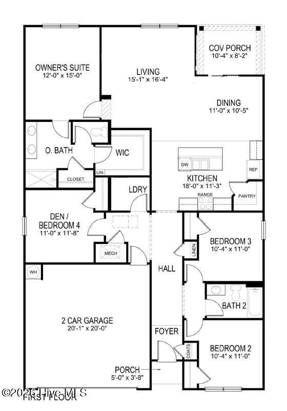 784 Buckeye Road Northeast Leland, NC 28451 - Photo 56 of 56 784 Buckeye Floorplan Pic