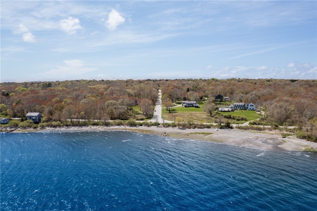 67 Wright Lane Jamestown, RI 02835 - Photo 28 of 31 Aerail view showing Cranston Cove beach at the foot of Wright Lane