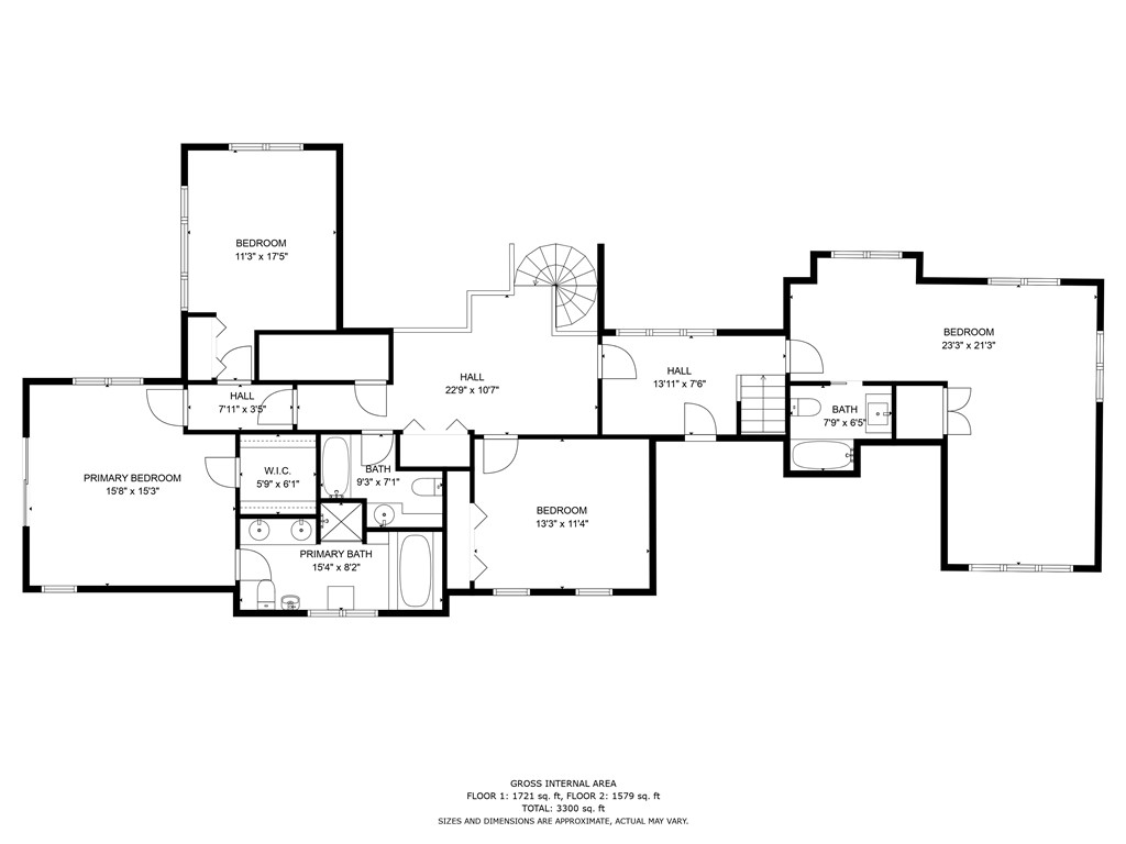 67 Wright Lane Jamestown, RI 02835 - Photo 31 of 31 2nd floor plan