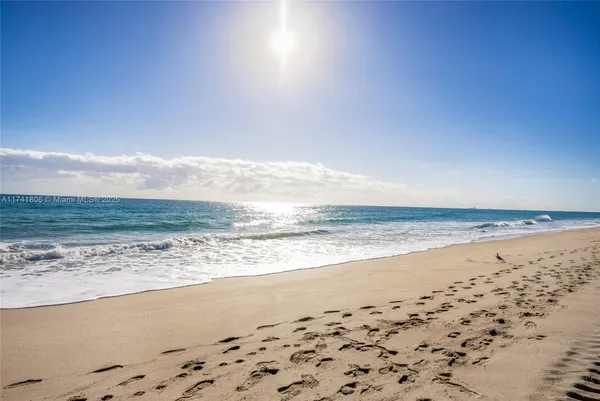 a view of an ocean beach