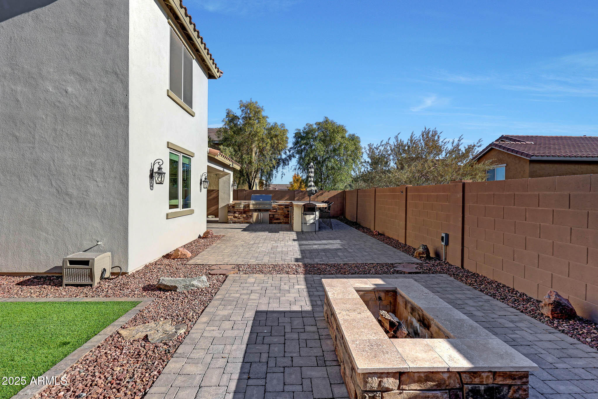 20719 West Hamilton Street Buckeye, AZ 85396 - Photo 53 of 100 a view of a back yard of the house