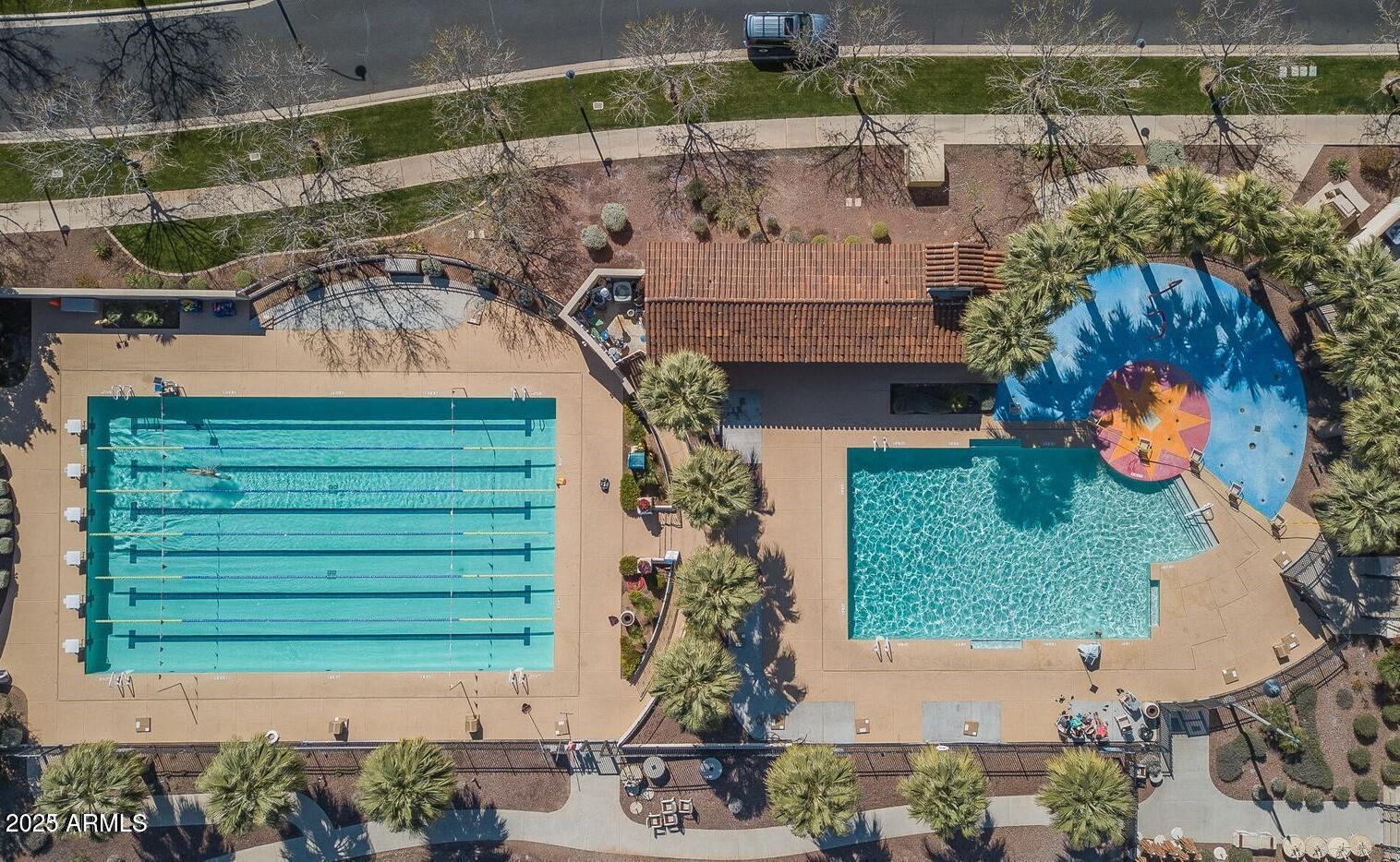 20719 West Hamilton Street Buckeye, AZ 85396 - Photo 73 of 100 an aerial view of a house with a garden