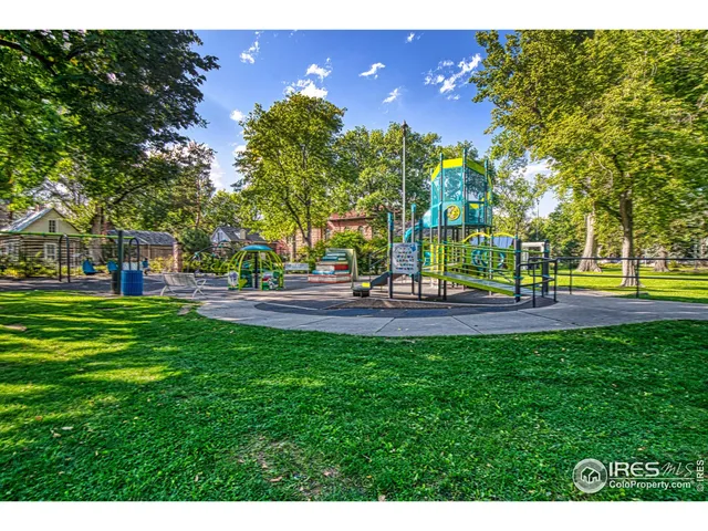 a building with trees in the background