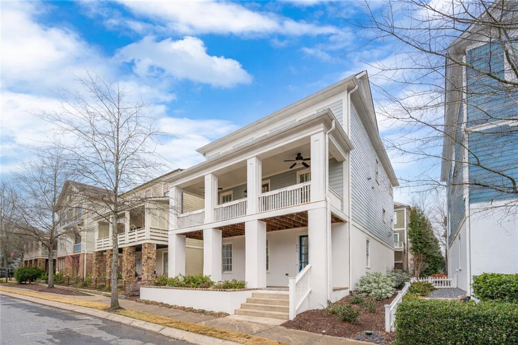 247 Fowler Street Woodstock, GA 30188 - Photo 4 of 72 a front view of a building