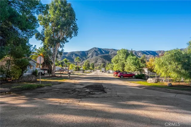 a view of a building with street view