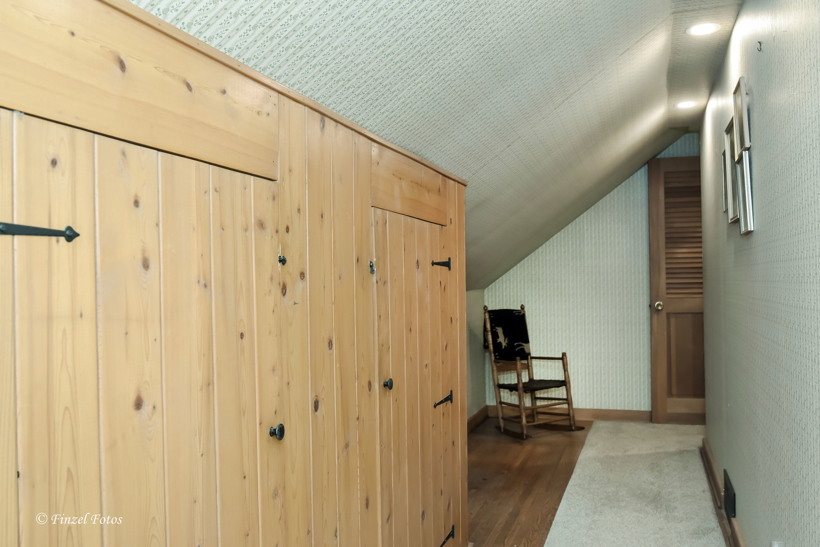 9313 Bull Valley Road Bull Valley, IL 60098 - Photo 14 of 31 a view of a hallway with wooden floor and entryway
