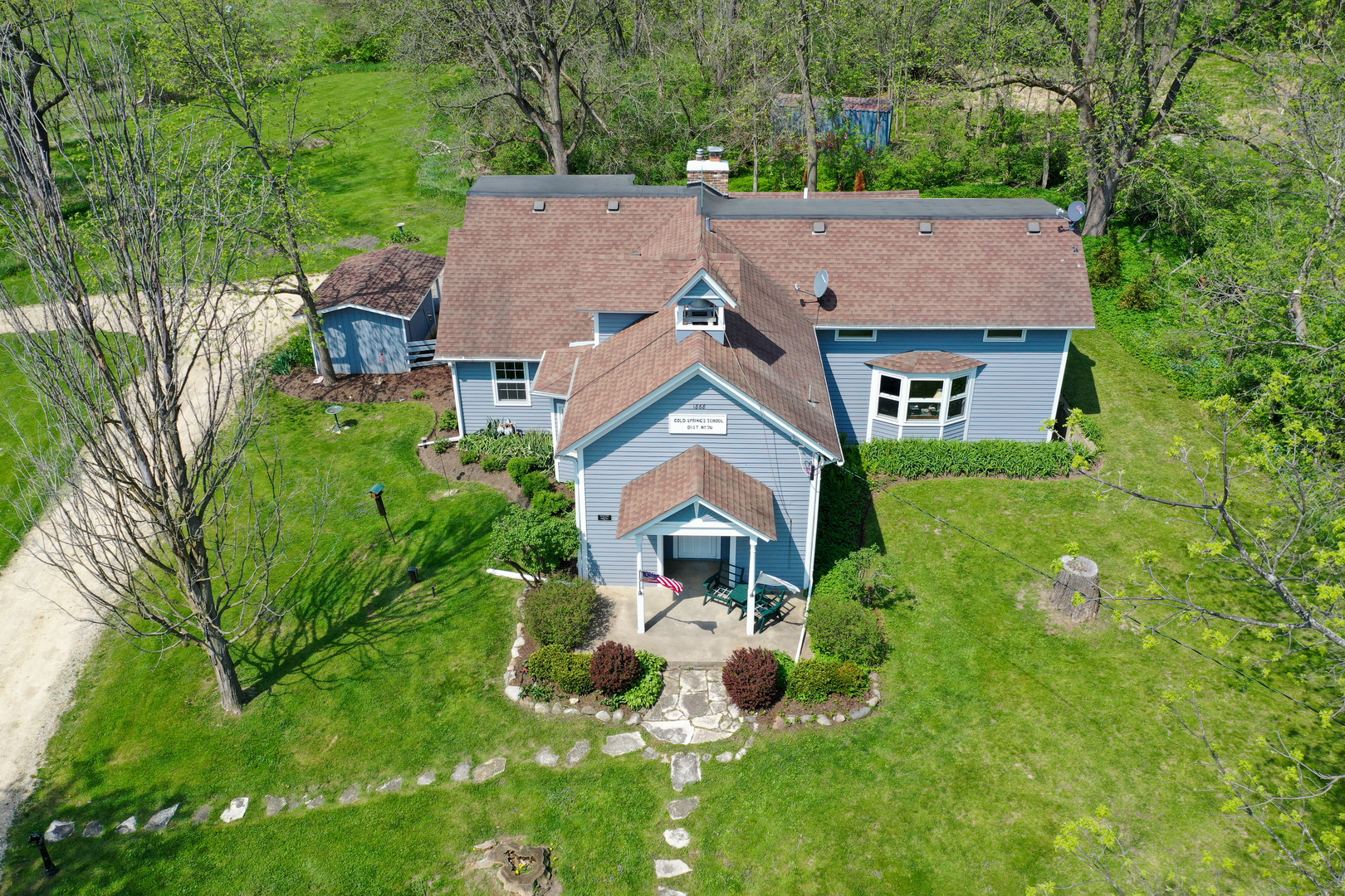 9313 Bull Valley Road Bull Valley, IL 60098 - Photo 28 of 31 an aerial view of a house