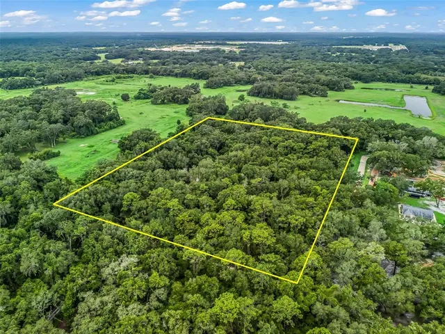 a view of a lush green field