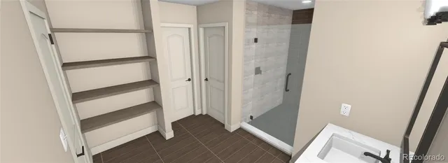 a view of walk in closet