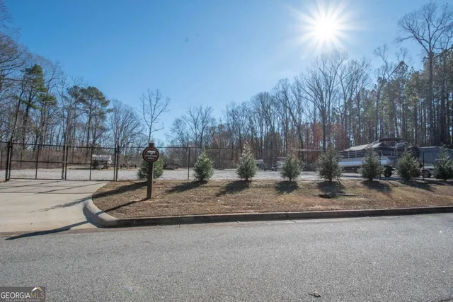 a view of a out door space area