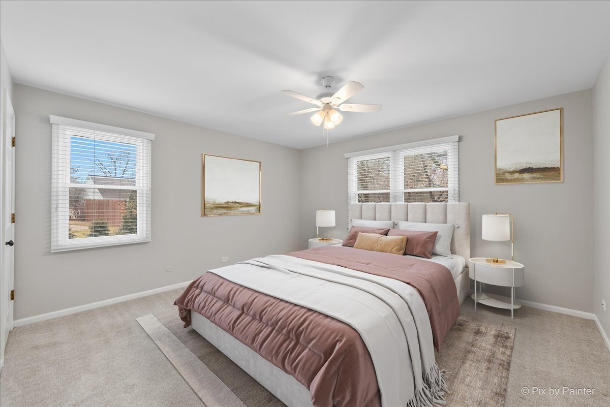 1095 Devonshire Avenue Naperville, IL 60540 - Photo 28 of 48 a bedroom with a bed and a window