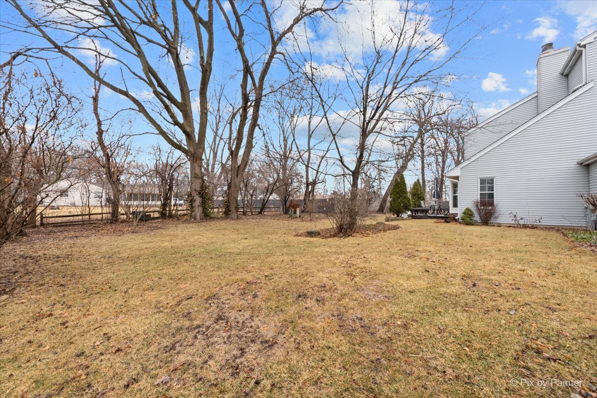 1095 Devonshire Avenue Naperville, IL 60540 - Photo 39 of 48 a view of yard covered with snow