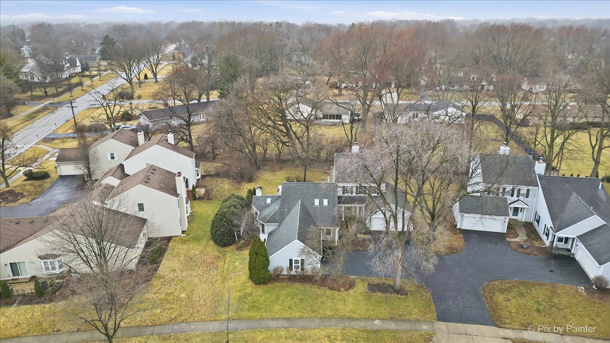 1095 Devonshire Avenue Naperville, IL 60540 - Photo 45 of 48 an aerial view of residential houses with outdoor space