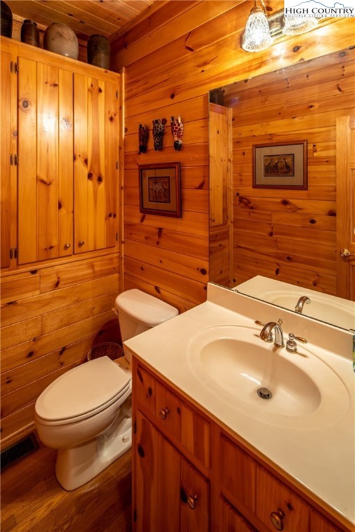 1278 Meadow Road Ferguson, NC 28624 - Photo 12 of 38 a bathroom with a sink a toilet and shower