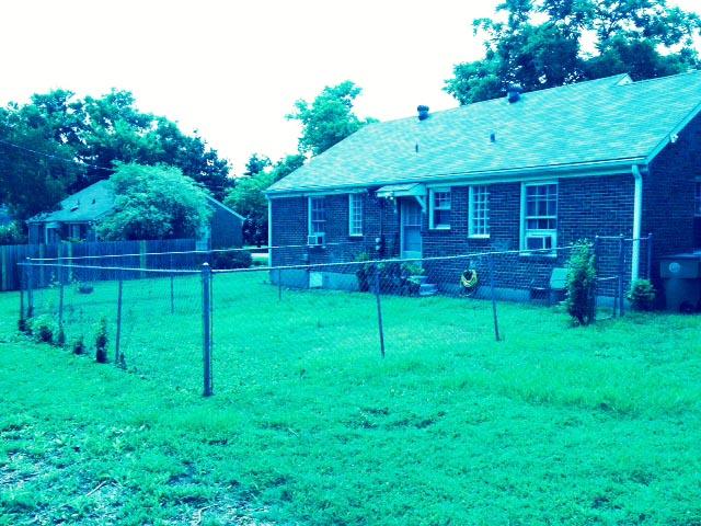 5562 Knob Road Nashville, TN 37209 - Photo 8 of 9 a view of a backyard with a barbeque grill and plants