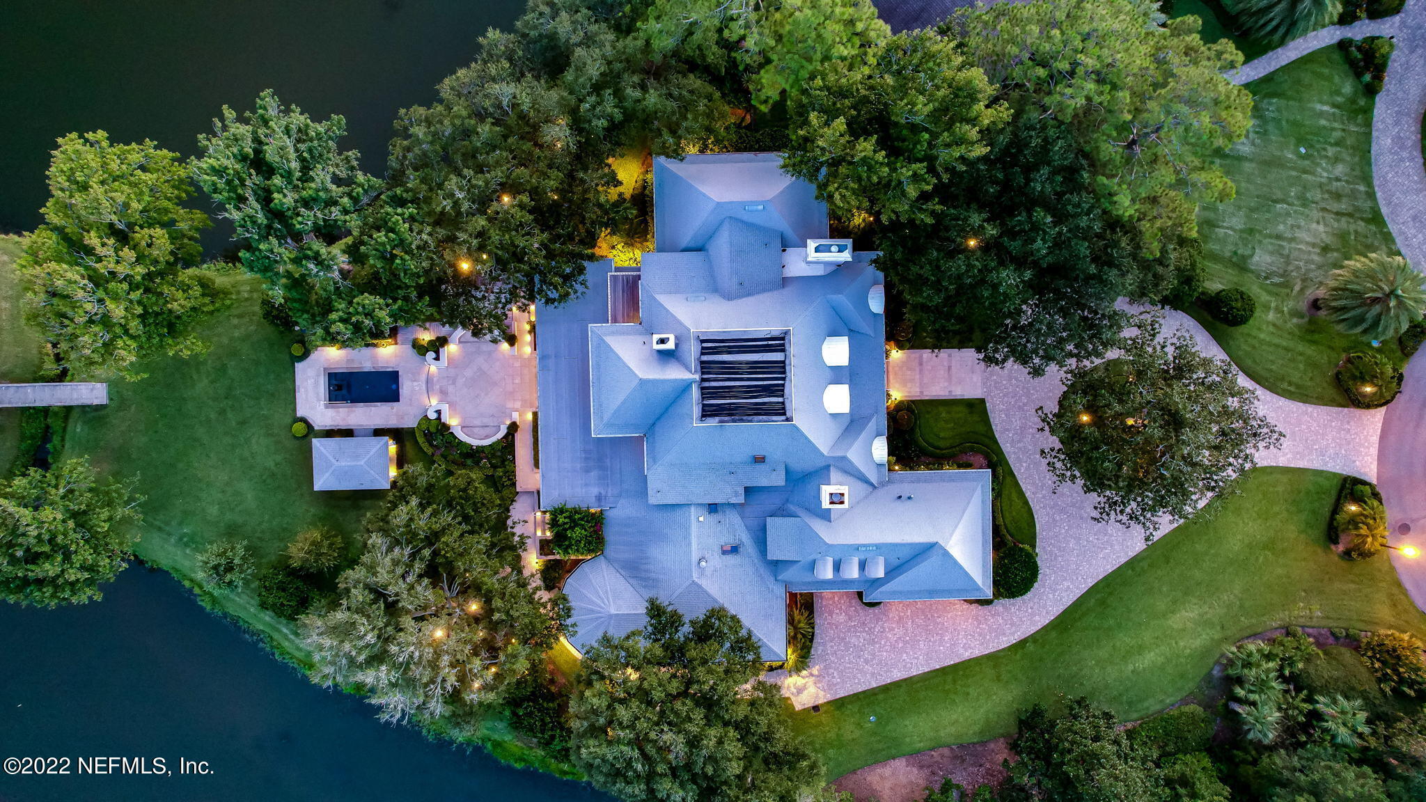 3080 Timberlake Point Ponte Vedra Beach, FL 32082 - Photo 88 of 98 Twilight aerial