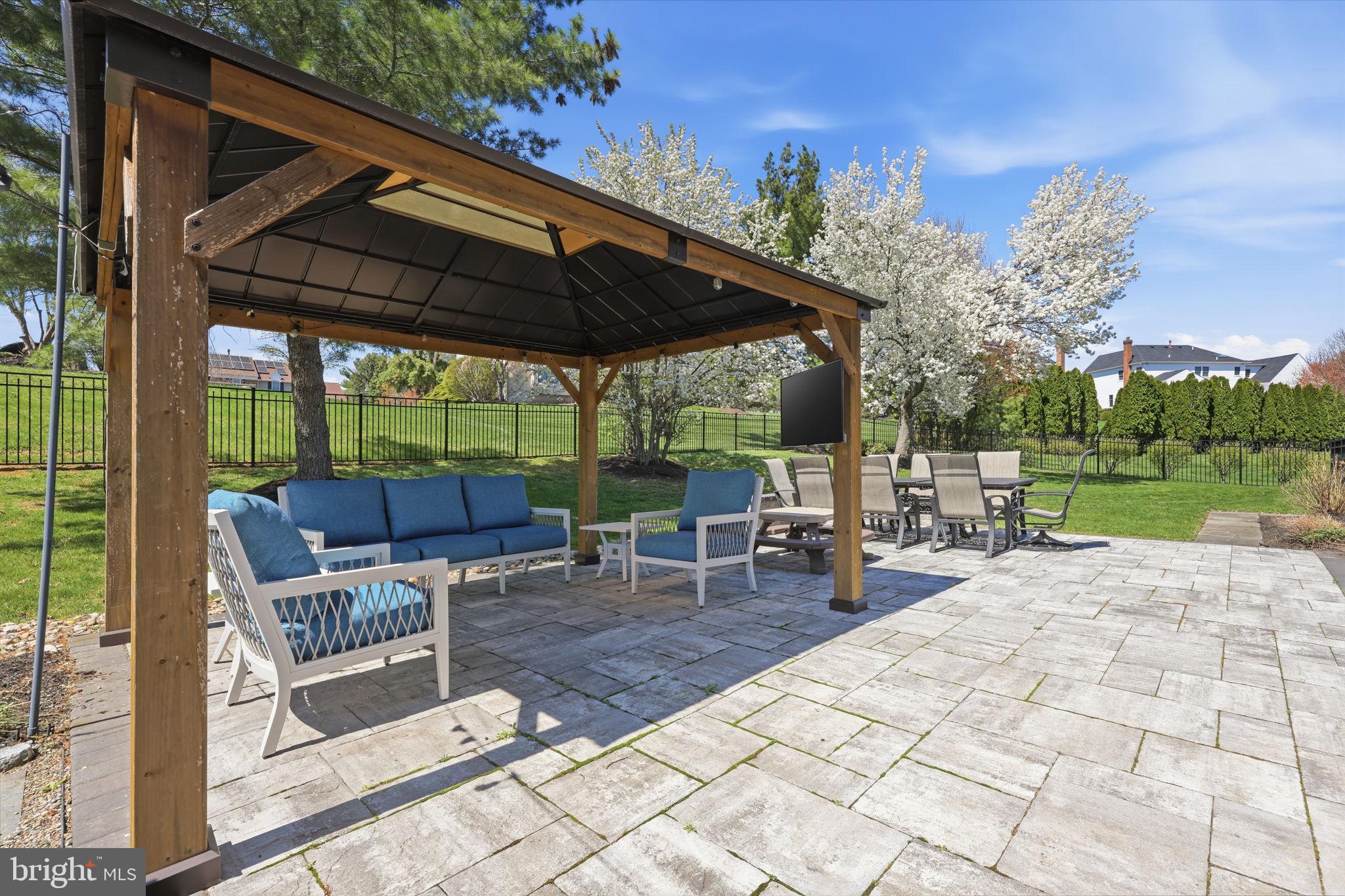 1413 Ridgewood Lane Newtown, PA 18940 - Photo 6 of 48 Backyard Patio /Gazebo