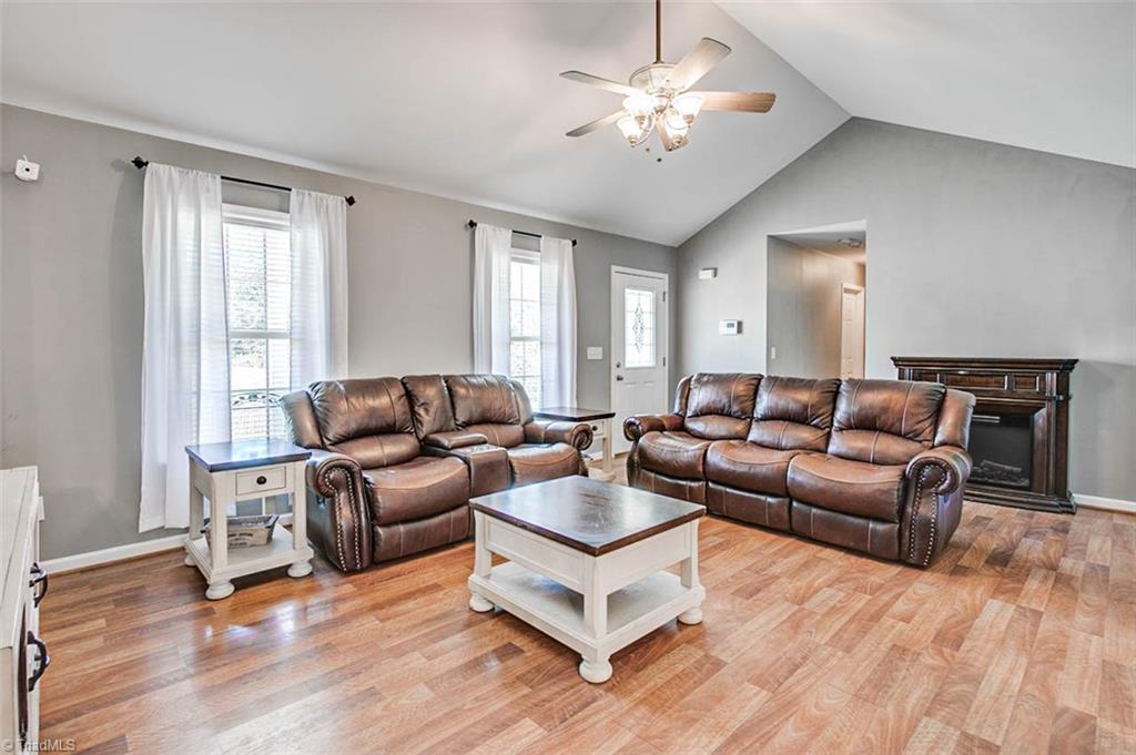 2509 Danny Bell Road Asheboro, NC 27205 - Photo 2 of 27 Vaulted Ceilings - fireplace is not fixed