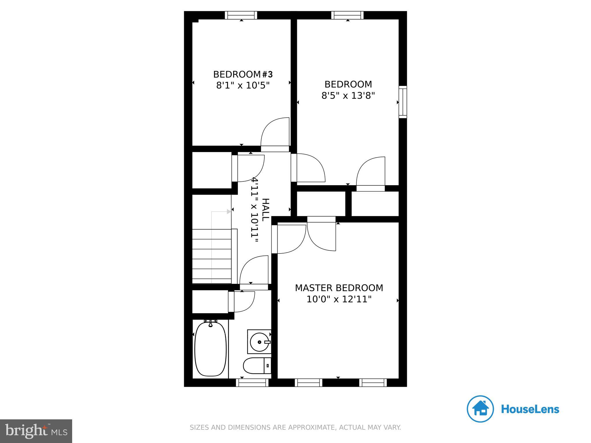 1608 Hardwick Road Towson, MD 21286 - Photo 29 of 30 Upper Level Floor Plan