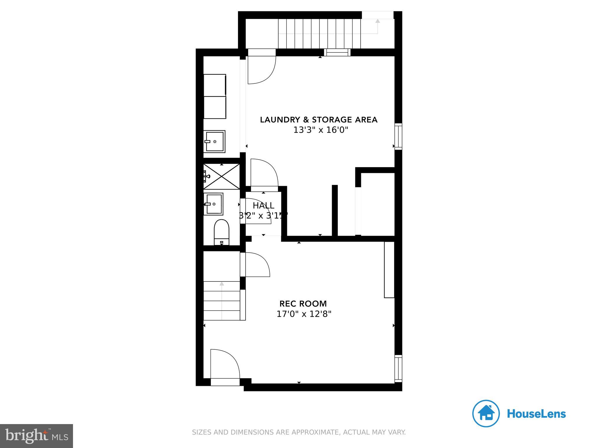 1608 Hardwick Road Towson, MD 21286 - Photo 30 of 30 Lower Level Floor Plan