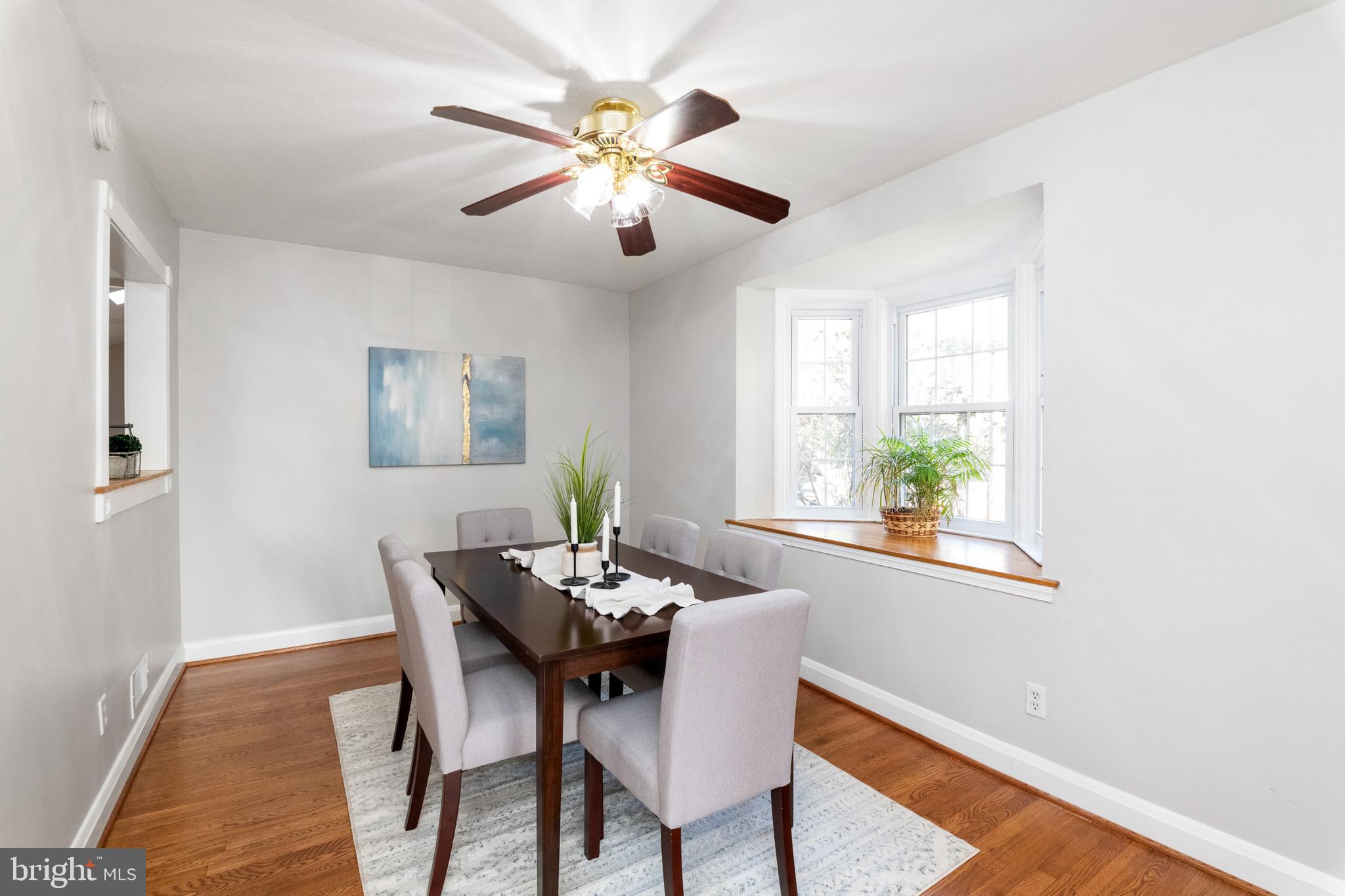 1608 Hardwick Road Towson, MD 21286 - Photo 5 of 30 Dining Room with Bay Window