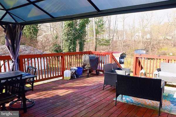 a outdoor view with a sitting space