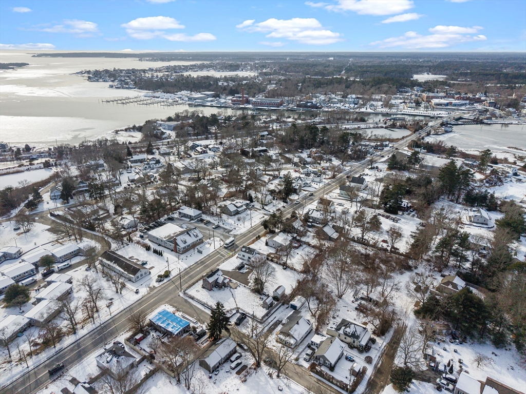 2 Oakdale Street Wareham, MA 02571 - Photo 33 of 33 an aerial view of residential building and ocean view in back