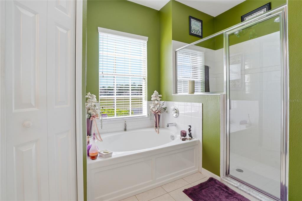 4154 Braemere Drive Spring Hill, FL 34609 - Photo 14 of 95 a bathroom with a bathtub and a shower