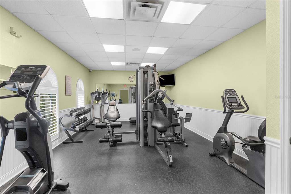 4154 Braemere Drive Spring Hill, FL 34609 - Photo 68 of 95 a view of a room with gym equipment