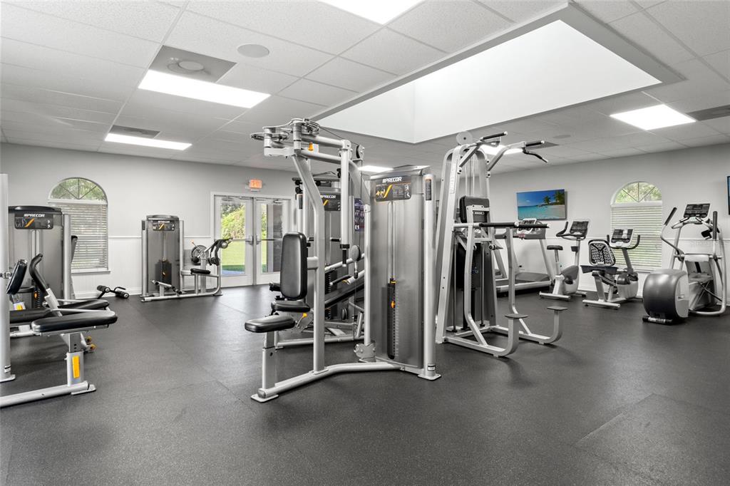 4154 Braemere Drive Spring Hill, FL 34609 - Photo 84 of 95 a view of a room with gym equipment