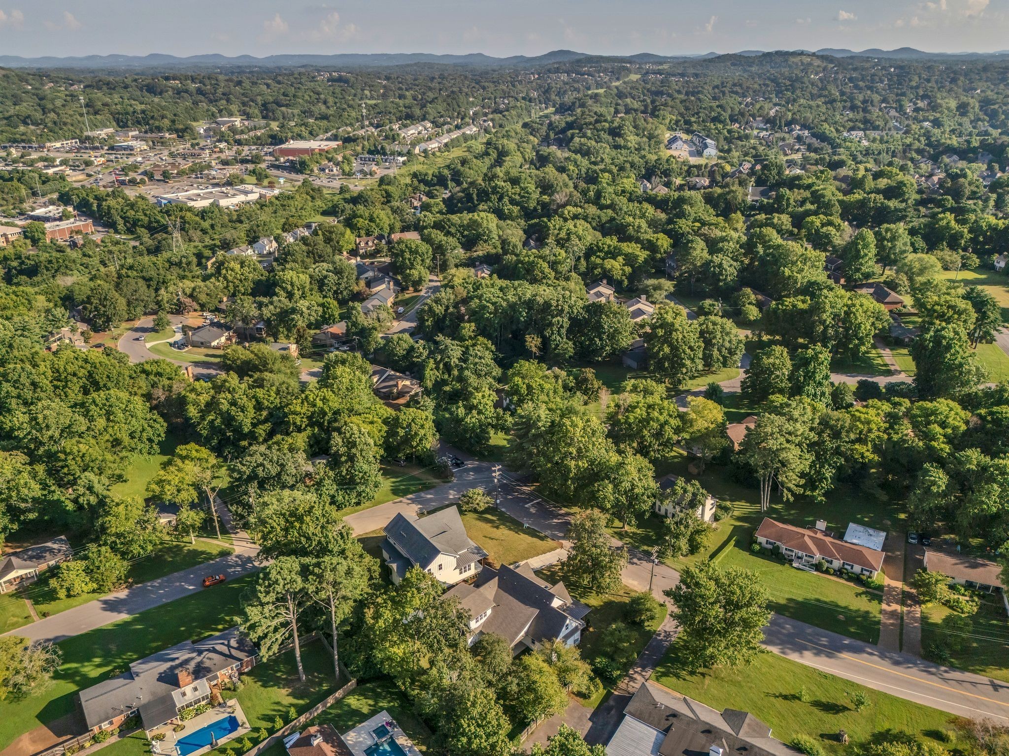 5441 Wakefield Drive Nashville, TN 37220 - Photo 67 of 72 an aerial view of residential houses with outdoor space and trees