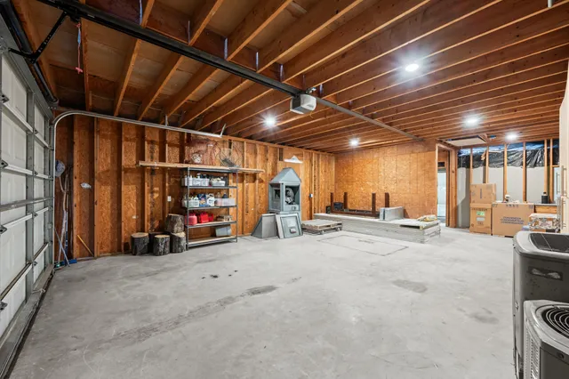 a view of a storage room