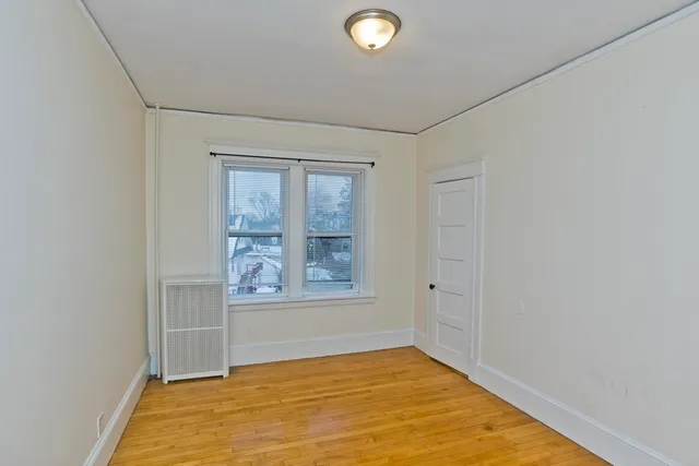 a utility room with cabinets