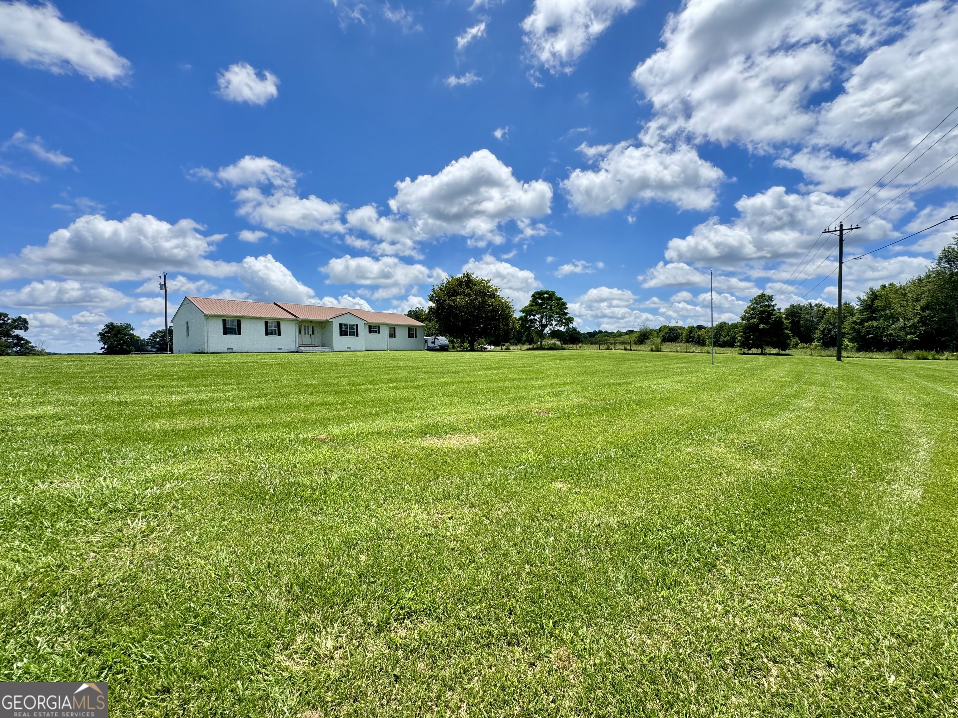 3014 Bowdon Tyus Road Bowdon, GA 30108 - Photo 1 of 1 a view of a big yard with plants and large trees