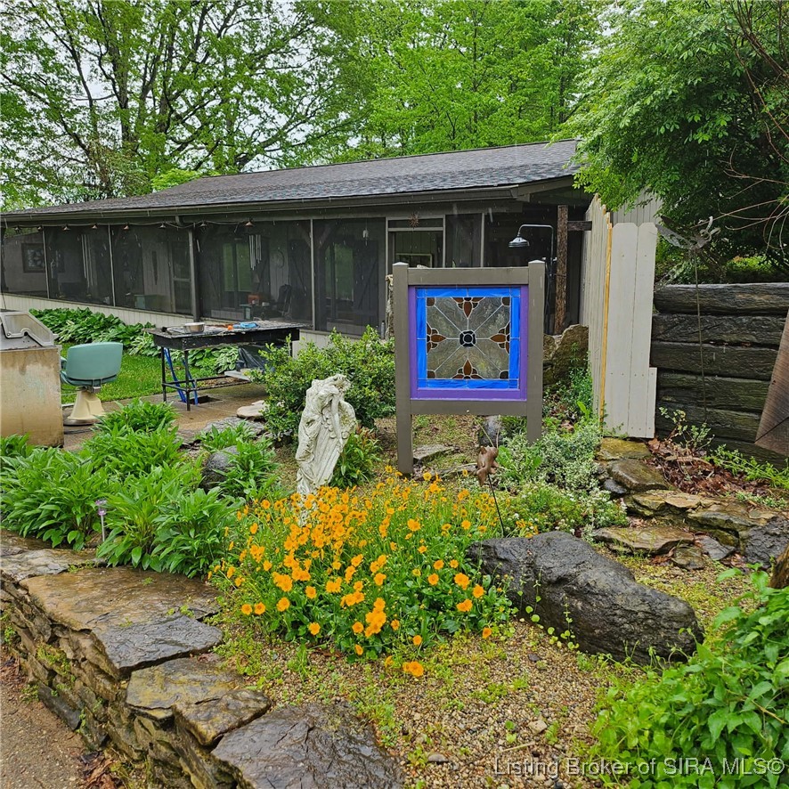 12906 West Polk Road Lexington, IN 47138 - Photo 1 of 49 Spring Front of Home