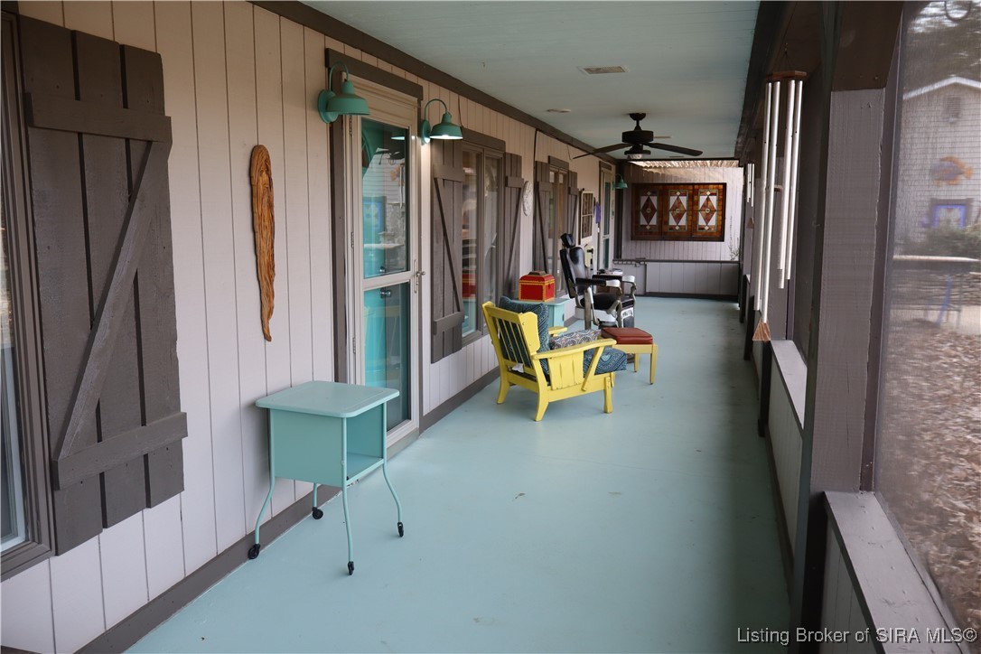 12906 West Polk Road Lexington, IN 47138 - Photo 14 of 49 Screened in Porch