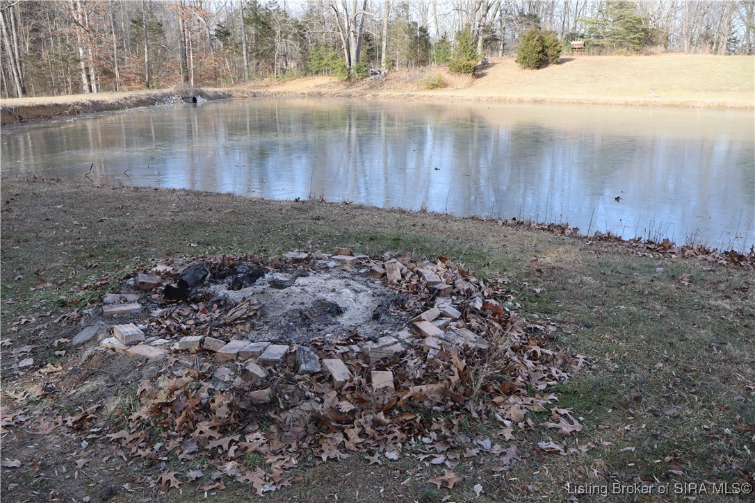 12906 West Polk Road Lexington, IN 47138 - Photo 25 of 49 Firepit by the Lake